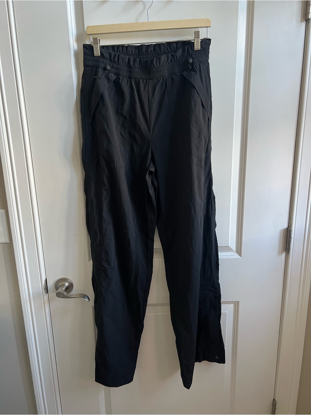 Athleta Black Wide-Leg Active Pants